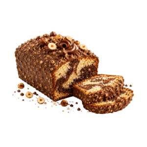 Cake marbré chocolat noisette Les délices de la brune