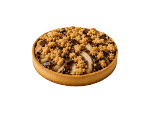 Tarte crumble poire chocolat Les délices de la brune