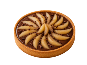 Tarte poire chocolat Les Délices de la Brune