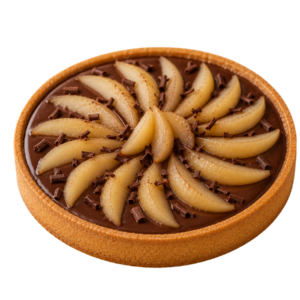 Tarte poire chocolat Les Délices de la Brune